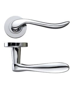 Zoo Hardware DA-T Tivoli Polished Chrome Door Handles - DAT010CP (sold in pairs)