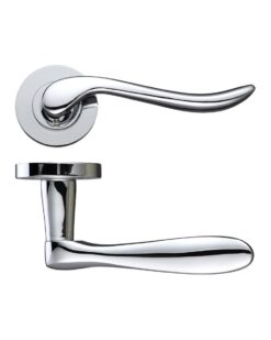 Zoo Hardware DA-T Tivoli Polished Chrome Door Handles - DAT010CP (sold in pairs)