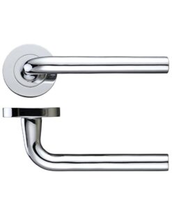 Zoo Hardware DA-T Salerno Polished Chrome Door Handles - DAT050CP (sold in pairs)