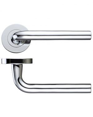 Zoo Hardware DA-T Salerno Polished Chrome Door Handles - DAT050CP (sold in pairs)