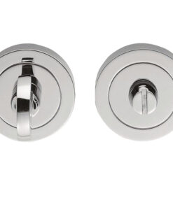 Manital Slimline Concealed Fix Turn & Release, Polished Chrome