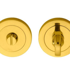 Manital Slimline Concealed Fix Turn & Release, Polished Brass