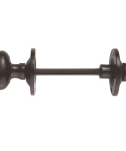 Oval Thumbturn & Release (5mm Spindle For Bathroom Lock), Black Antique