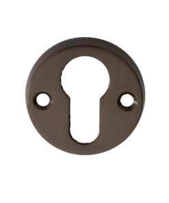 Classic Euro Profile Escutcheons, Dark Bronze