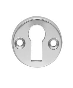 Classic Euro Profile Escutcheons, Satin Chrome