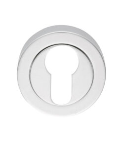 Manital Euro Profile Concealed Fix Escutcheon, Polished Chrome