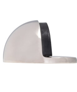 Oval Floor Mounted Door Stop, Polished Nickel