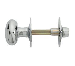 Oval Thumbturn & Release (4.5mm Spline Spindle), Polished Chrome