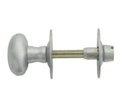 Oval Thumbturn & Release (4.5mm Spline Spindle), Satin Chrome
