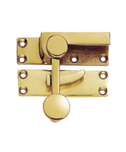Quadrant Arm Sash Fastener (71mm x 21mm), Polished Brass