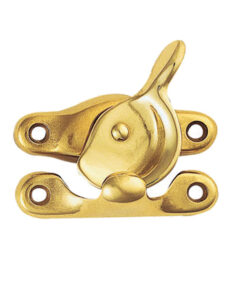 Fitch Pattern Sash Fastener (65mm x 22mm), Polished Brass