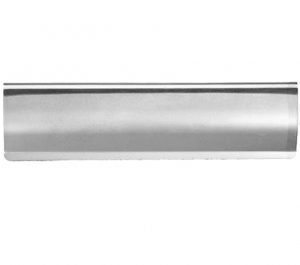 Curved Pattern Letter Tidy (355mm x 127mm), Satin Chrome