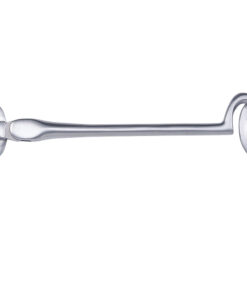 Heavyweight Silent Pattern Cabin Hooks (Various Sizes), Satin Chrome