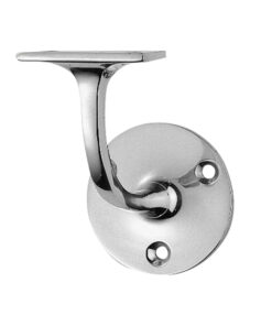 Heavyweight Handrail Bracket, Polished Chrome