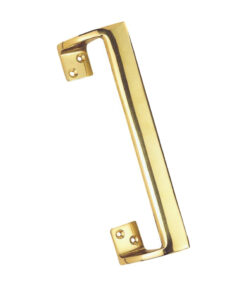 Cranked Pull Handle (225mm OR 302mm Length), Polished Brass