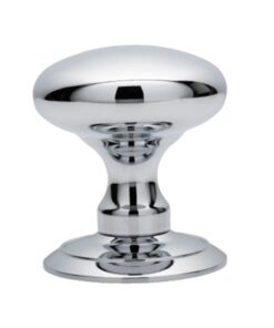 Ice Large Concealed Fix Mortice Door Knob, Polished Chrome  (sold in pairs)
