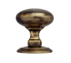Ice Large Concealed Fix Mortice Door Knob, Florentine Bronze  (sold in pairs)