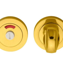 Manital Architectural Concealed Fix Turn & Release With Indicator, Polished Brass