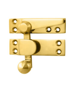 Architectural Quadrant Arm Sash Fastener (70mm x 19.5mm), Polished Brass