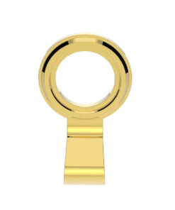 Architectural Quality Cylinder Latch Pull, Polished Brass