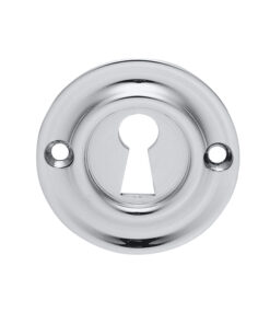 Delamain Classic Standard Profile Escutcheon, Polished Chrome