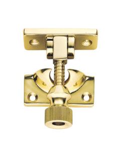 Architectural Quality Brighton Sash Fastener (60mm x 23mm), Polished Brass