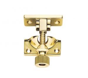 Architectural Quality Brighton Sash Fastener (60mm x 23mm), Polished Brass