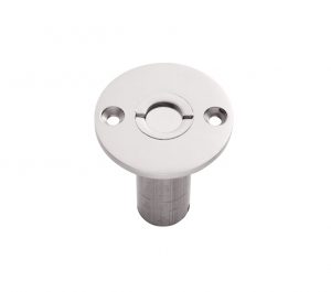 Dust Excluding Bolt Sockets (For Wood), Polished Chrome