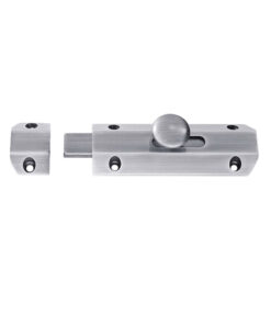 Door Bolt Surface - Satin Chrome