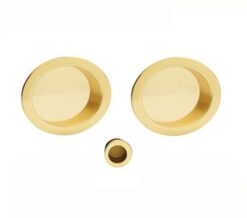 Manital Sliding Door Rose With Flush Pull (57mm Diameter), Various Finishes