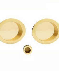 Manital Sliding Door Rose With Flush Pull (57mm Diameter), Various Finishes