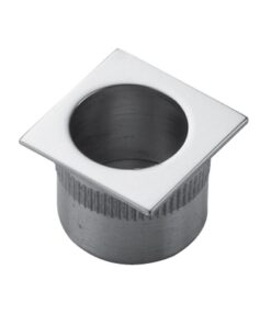 Manital Sliding Door Small Square Flush Pull (30mm x 30mm), Various Finishes