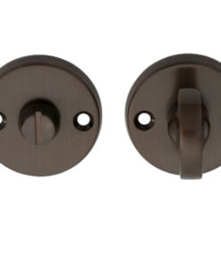 Plain Bathroom Turn & Release, Dark Bronze