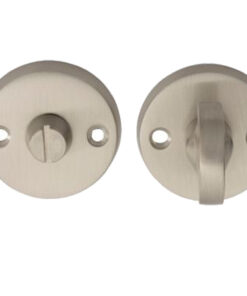 Plain Bathroom Turn & Release, Satin Nickel