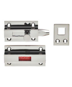 Bathroom Indicator Bolt, Polished Chrome