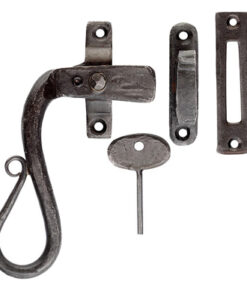 Ludlow Foundries Shepherds Crook Locking Window Fasteners, Beeswax