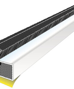 Eurospec Intumescent Fire Protection 25 x Pack Fire And Smoke Door Seal (2.1m x 10mm, 15mm OR 20mm), White, Brown OR Silver