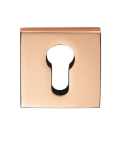 Cebi Square Euro Profile Escutcheon, Copper