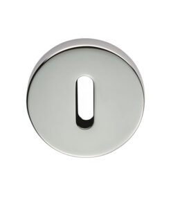 Cebi Round Standard Profile Escutcheons, Polished Chrome