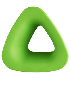 Cebi Joy Collection Triangle Cabinet Knob, Green
