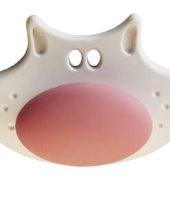 Cebi Joy Collection Koda Cabinet Knob, White & Light Pink