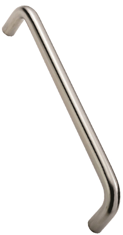 Eurospec 19mm Diameter D Pull Handles (Various Sizes), Polished OR Satin Stainless Steel