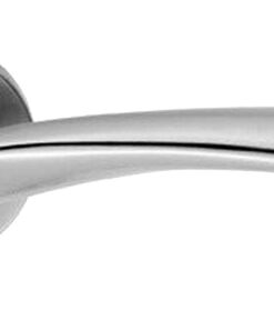 Eurospec Ergo Stainless Steel Door Handles - Satin Stainless Steel (sold in pairs)