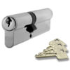Eurospec MP5 Euro Profile British Standard 5 Pin Double Cylinders, (Various Sizes) Polished Chrome