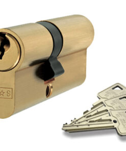 Eurospec Euro Profile 5 Pin Double Cylinders (Various Sizes), Nickel Plate (Silver Finish) Or Satin Brass