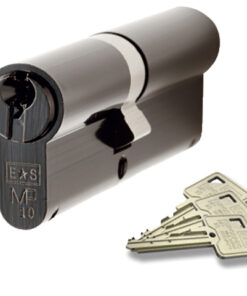 Eurospec MP10 Euro Profile British Standard 10 Pin Double Cylinders, (Various Sizes) Black
