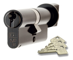 Eurospec MP10 Euro Profile British Standard 10 Pin Cylinders And Turn, (Various Sizes) Black
