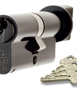 Eurospec MP10 Euro Profile British Standard 10 Pin Cylinders And Turn, (Various Sizes) Black