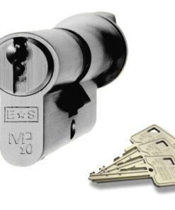 Eurospec MP10 Euro Profile British Standard 10 Pin Cylinders And Turn, (Various Sizes) Polished Chrome