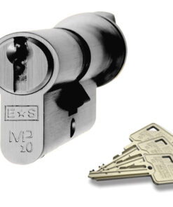 Eurospec MP10 Euro Profile British Standard 10 Pin Cylinders And Turn, (Various Sizes) Polished Chrome